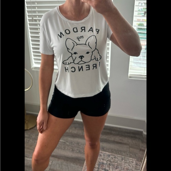 Pardon my French crop t-shirt - Picture 2 of 4